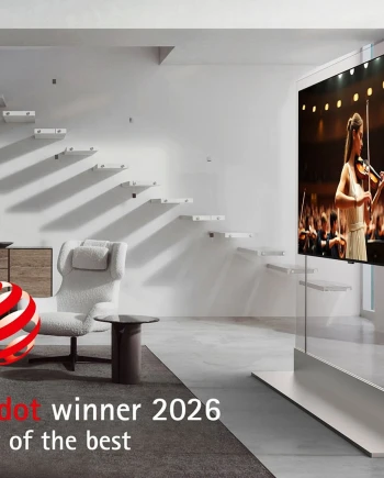 27 Red Dot Design Awards 2026 pour LG, dont un Best of the Best pour le TV Oled&nbsp;Evo&nbsp;W6
