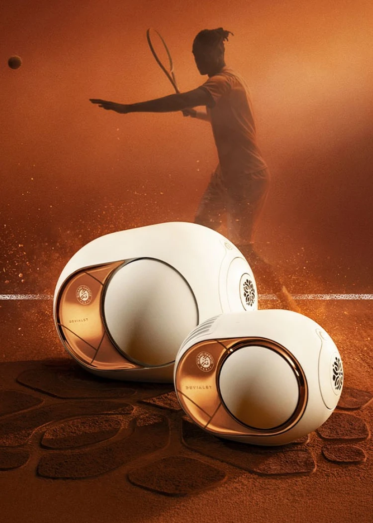 Devialet Phantom Ultimate Roland Garros, édition exclusive pour célébrer le&nbsp;tournoi&nbsp;2026
