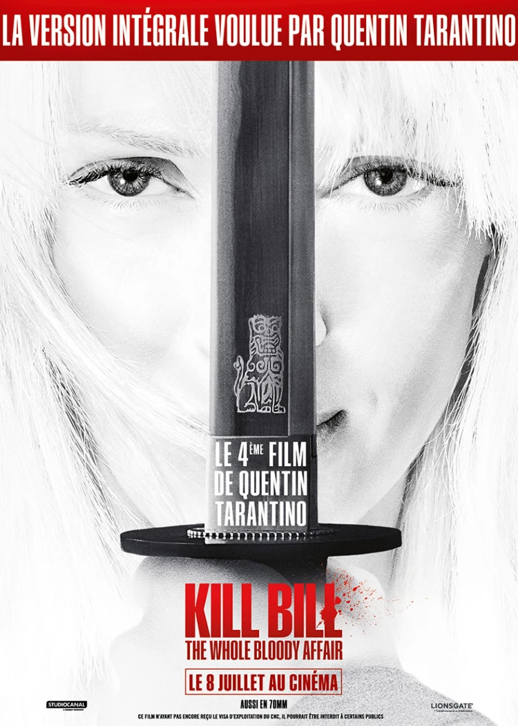 Le Kill Bill intégral voulu par Quentin Tarantino, pour la première fois au cinéma&nbsp;en&nbsp;France
