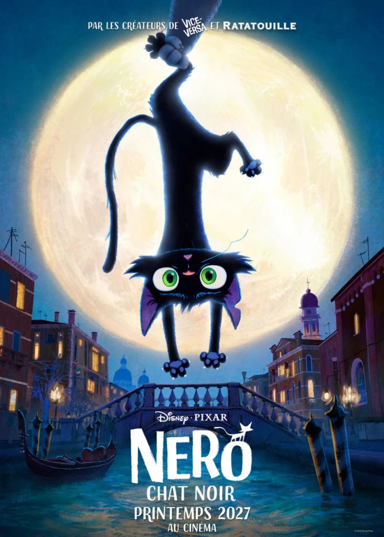 Nero, chat noir, le prochain film Disney-Pixar, aura&nbsp;du&nbsp;chat