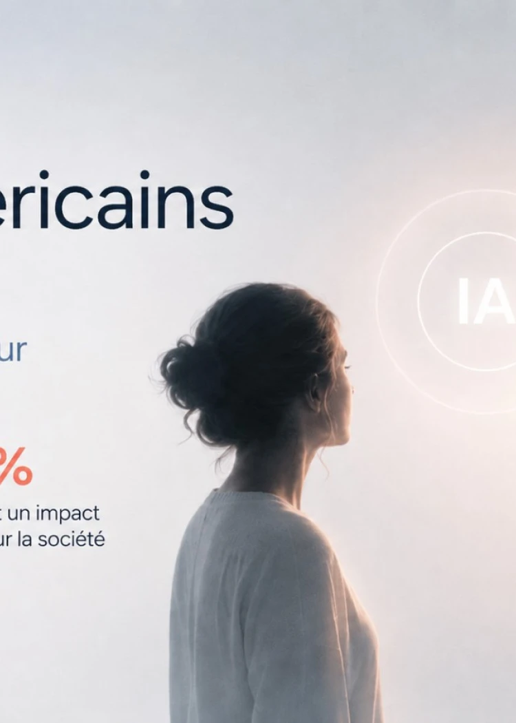 Les Américains et l’IA&nbsp;: j'y vais mais&nbsp;j'ai&nbsp;peur