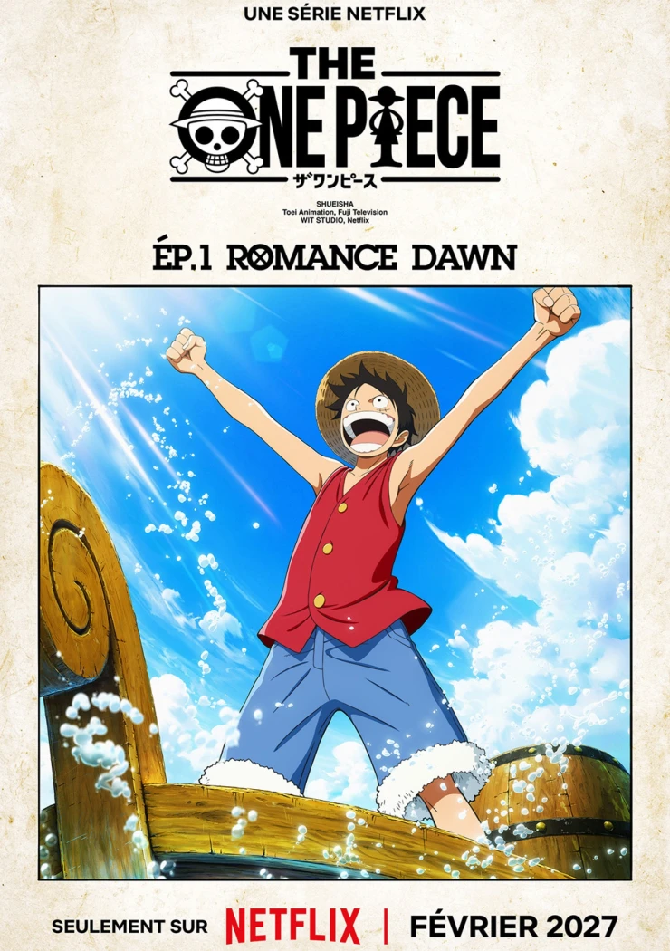 The One Piece : trailer et date pour la version anime Netflix
