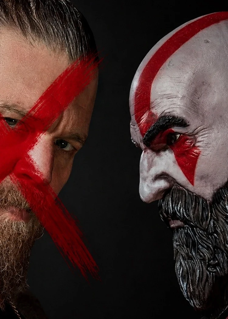 Série God of War, accident sur le plateau, Kratos&nbsp;remplacé
