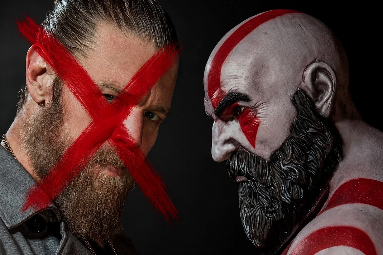 Série God of War, accident sur le plateau, Kratos remplacé