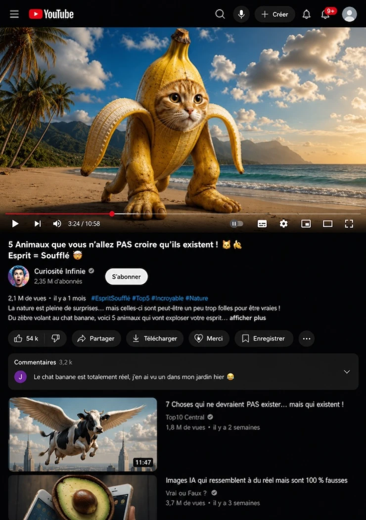 YouTube déclare la guerre à la « bouillie d'IA », ces vidéos qui ne rapporteront bientôt plus un centime