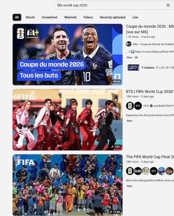 L'hallucinant record d'audience de la Coupe du Monde 2026 sur YouTube (vous faites sûrement partie&nbsp;des&nbsp;statistiques)