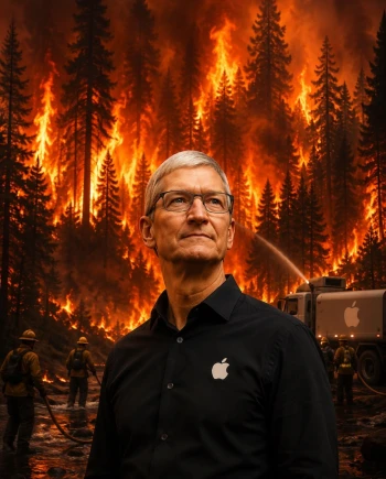 Apple et incendies en Gironde&nbsp;: le soutien financier inattendu annoncé par&nbsp;Tim&nbsp;Cook