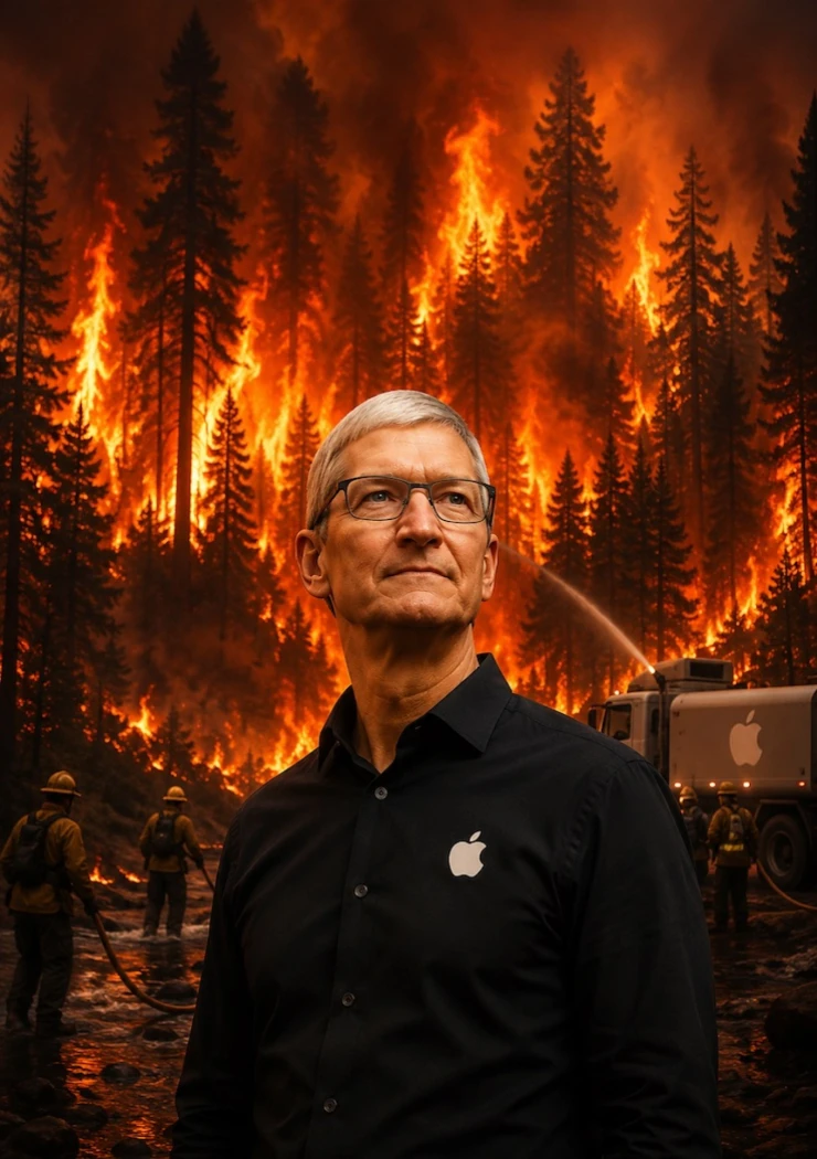 Apple et incendies en Gironde : le soutien financier inattendu annoncé par Tim Cook