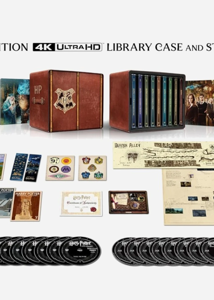 Harry Potter édition limitée&nbsp;: intégrale&nbsp;4K avec plein de surprises sous son&nbsp;Choixpeau&nbsp;!