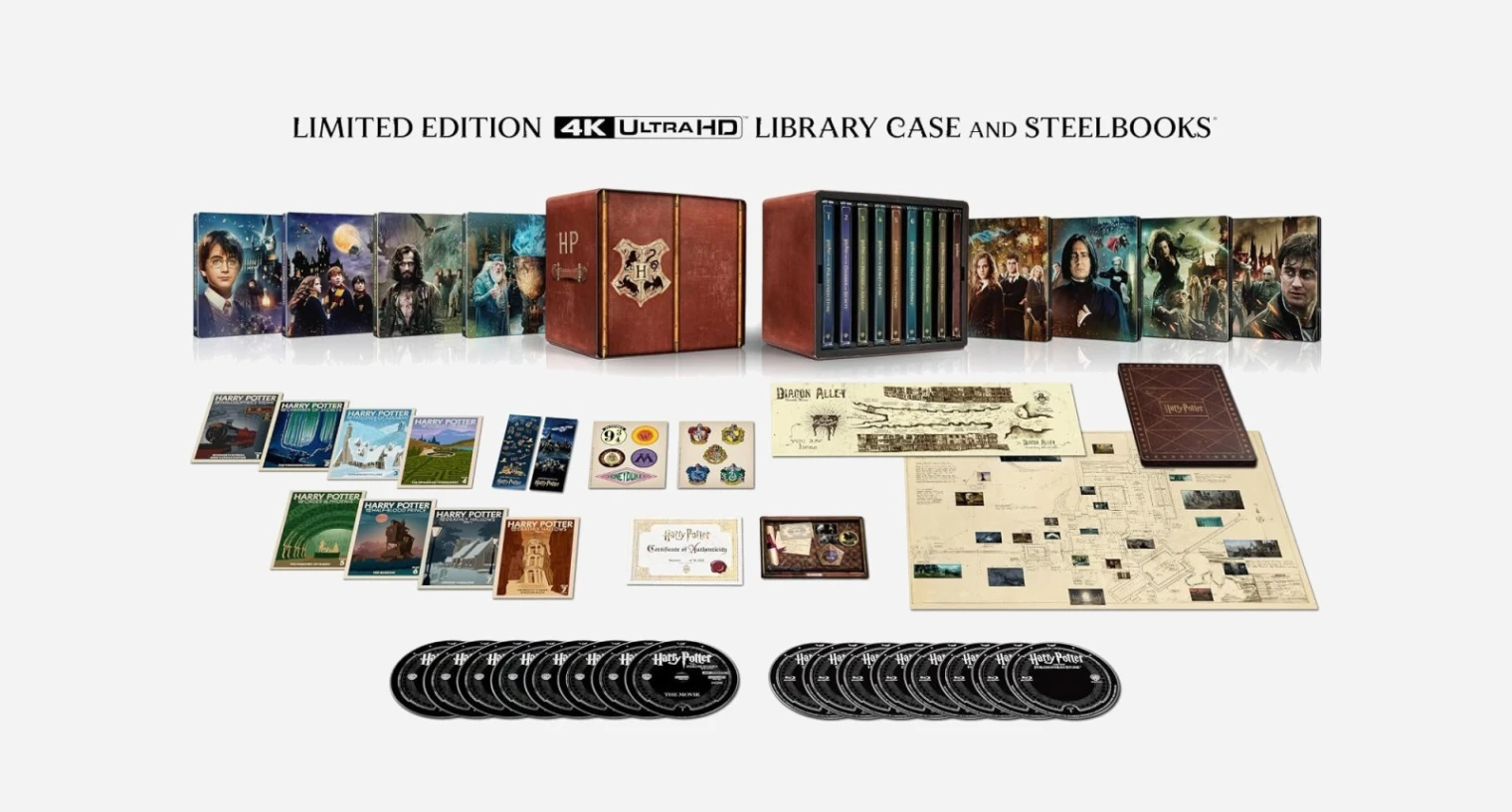 Harry Potter édition limitée : intégrale 4K avec plein de surprises sous son Choixpeau !
