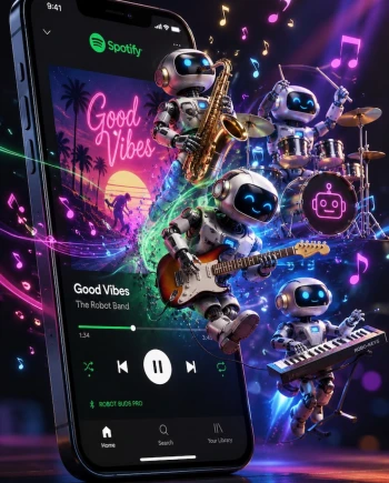 Musique générée par IA&nbsp;: comment Spotify va‑t‑il encadrer les fausses «&nbsp;personnalités&nbsp;» à&nbsp;la&nbsp;rentrée&nbsp;?