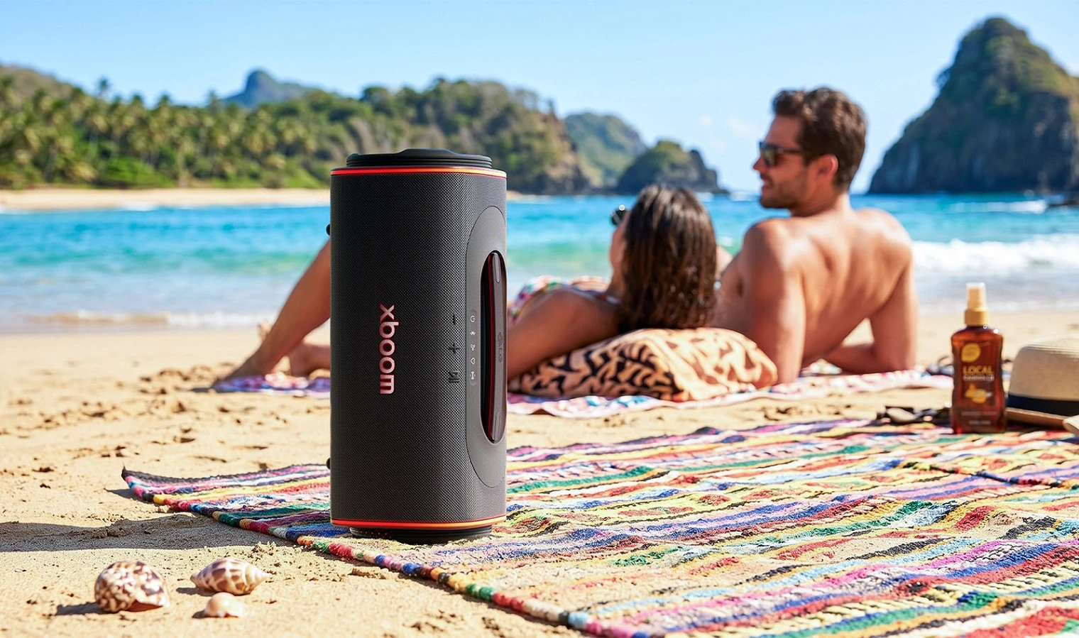 LG Xboom Blast : une enceinte portable de 220 W taillée pour les fêtes en extérieur