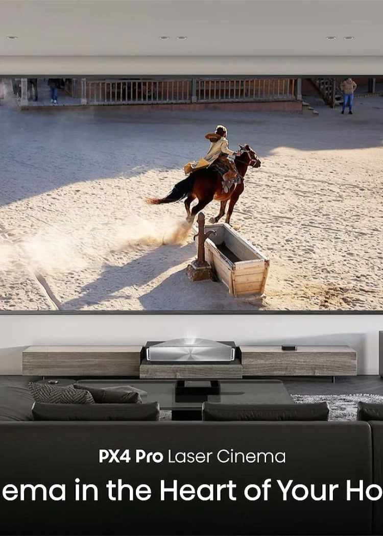 IFA 26 > Hisense PX4‑Pro&nbsp;: le vidéoprojecteur ultra‑courte focale TriChroma ultime pour le cinéma et&nbsp;le&nbsp;gaming&nbsp;?