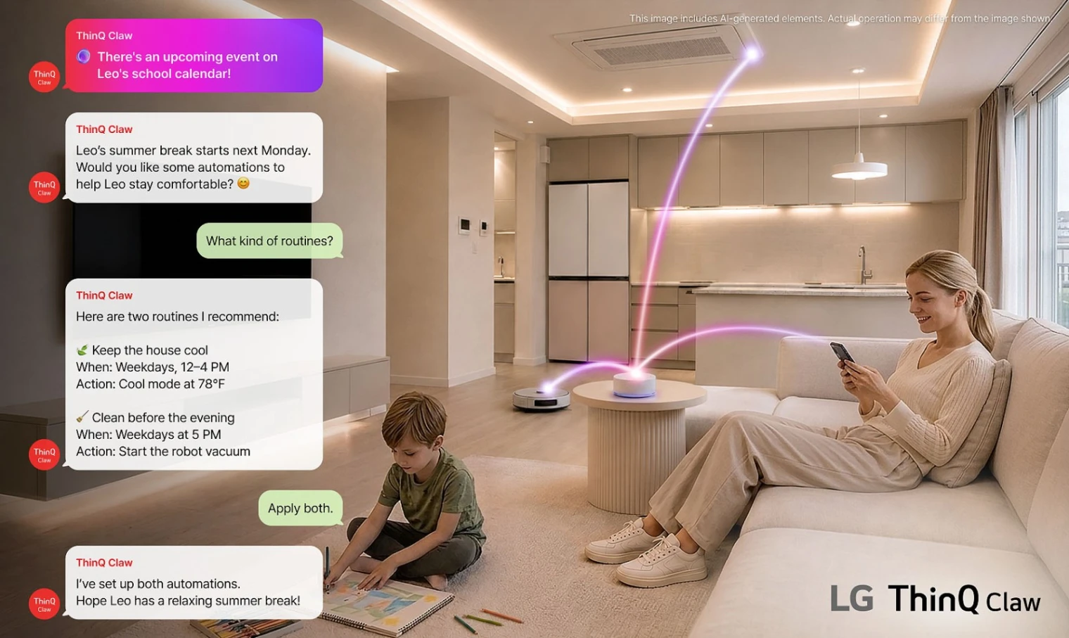 IFA 26 > LG AI Home et ThinQ Claw : la nouvelle génération de la maison connectée