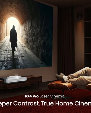 IFA 26 > Hisense PX4‑Pro&nbsp;: 3&nbsp;500&nbsp;lumens, triple laser, son Devialet et Xbox&nbsp;Cloud&nbsp;Gaming