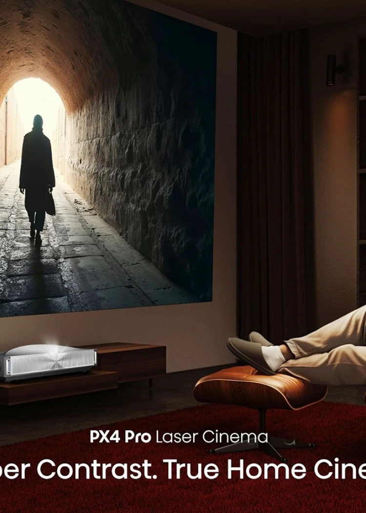 IFA 26 > Hisense PX4‑Pro&nbsp;: 3&nbsp;500&nbsp;lumens, triple laser, son Devialet et Xbox&nbsp;Cloud&nbsp;Gaming