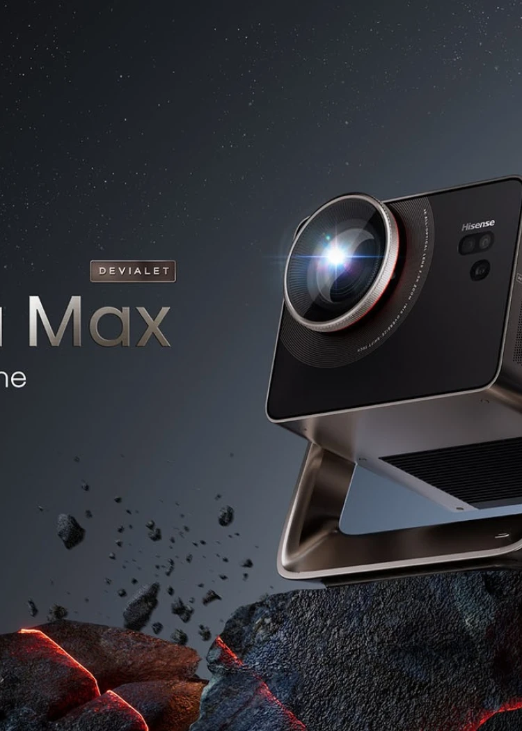 IFA 26 > Projecteur TriChroma Hisense C3 Ultra&nbsp;Max&nbsp;: 5&nbsp;000 lumens, refroidissement liquide et son&nbsp;Devialet&nbsp;2.1