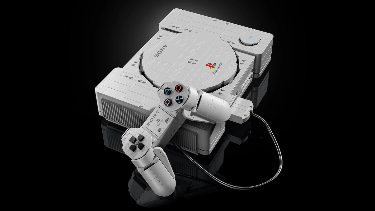 Une nouvelle PlayStation avec lecteur de disque ! (en Lego)