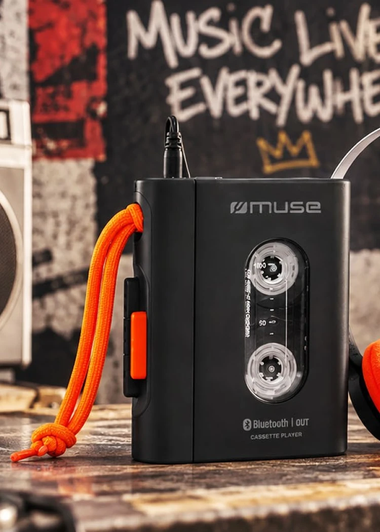 Muse M-136 WM&nbsp;: le baladeur K7 rétro fait son grand retour, avec&nbsp;Bluetooth