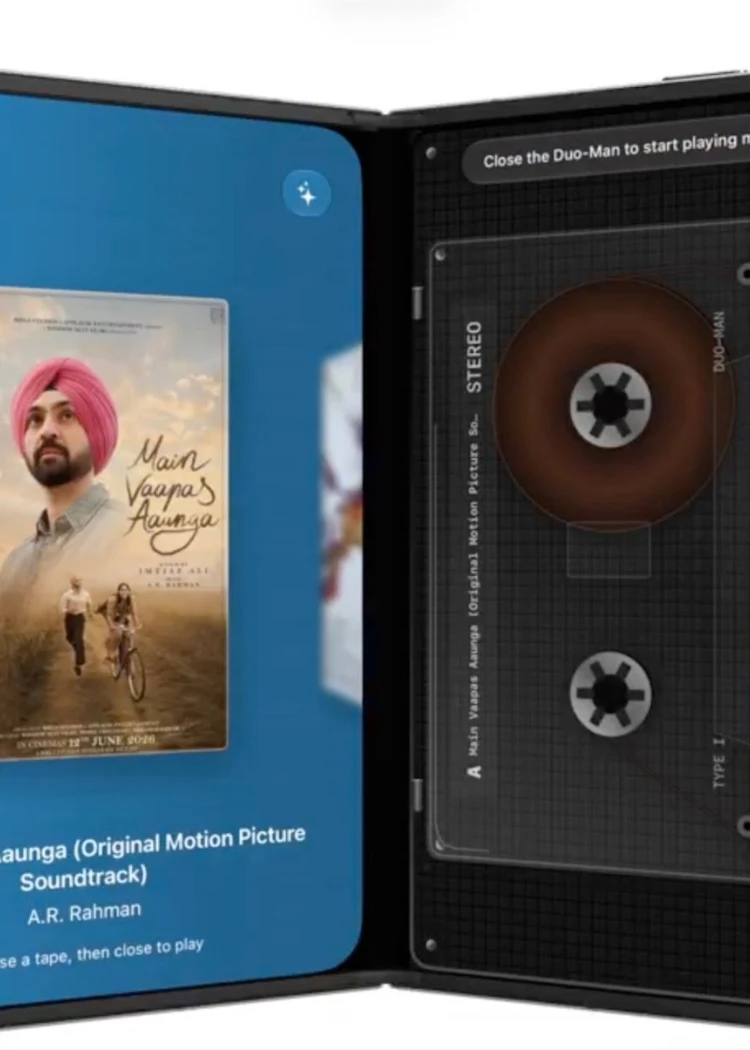 iPhone Duo&nbsp;: Duo-Man, l'application qui transforme le smartphone pliable en&nbsp;Walkman