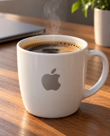 Le café chez Apple, c’est du&nbsp;sérieux