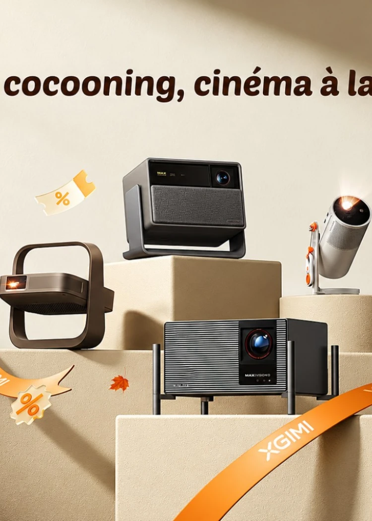 Promotions gamme vidéoprojecteurs Xgimi, jusqu'à&nbsp;‑29% (prolongations)