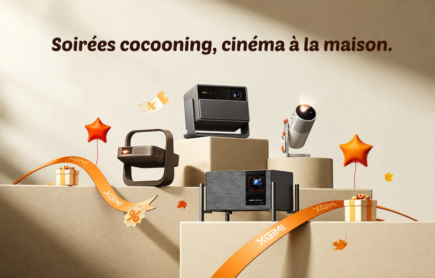 Promotions gamme vidéoprojecteurs Xgimi, jusqu'à -29% (prolongations)