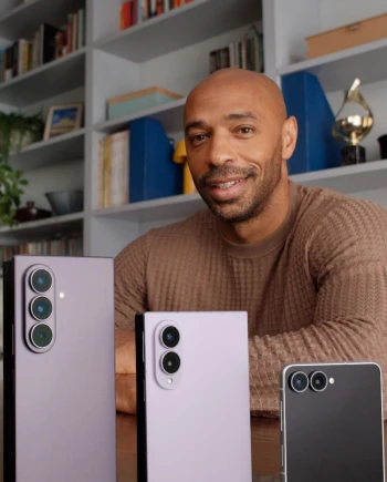 Samsung Galaxy Z Fold&nbsp;8 et Flip&nbsp;8&nbsp;: Thierry Henry, fer de lance de la campagne&nbsp;européenne