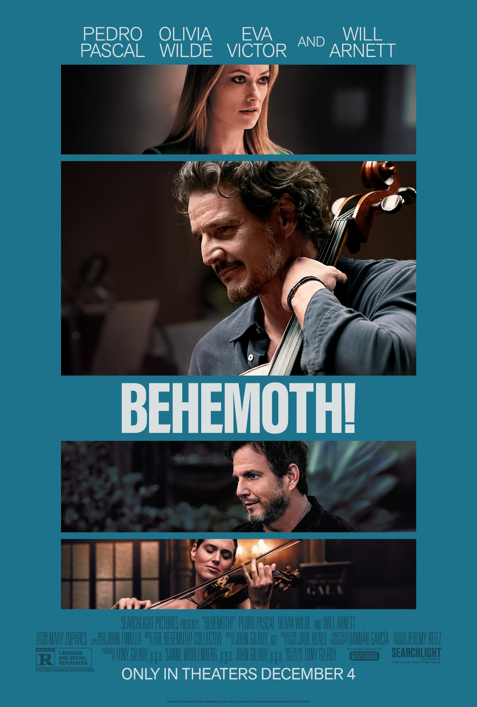 Pedro Pascal est un violoncelliste de talent torturé dans le trailer de Behemoth!