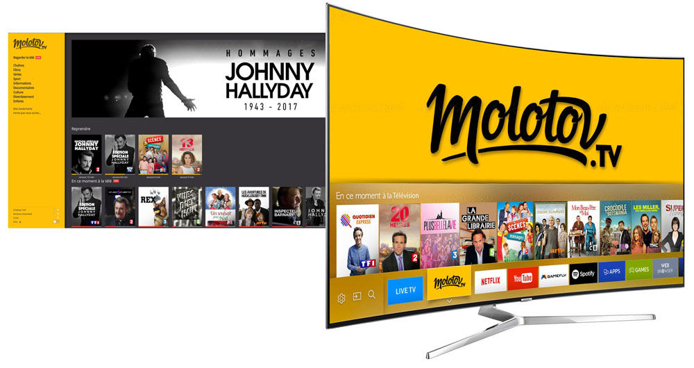 Installation de l'application Molotov TV sur les Smart TV SAMSUNG – Molotov