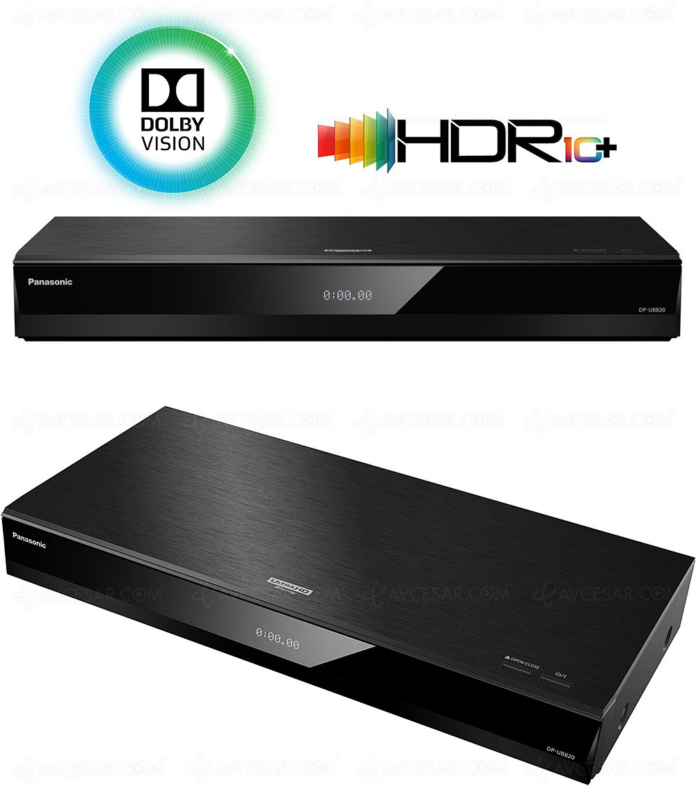 Lecteur Blu-Ray Panasonic DP-UB820EFK UHD WiFi 4K - Lecteur DVD Blu-ray